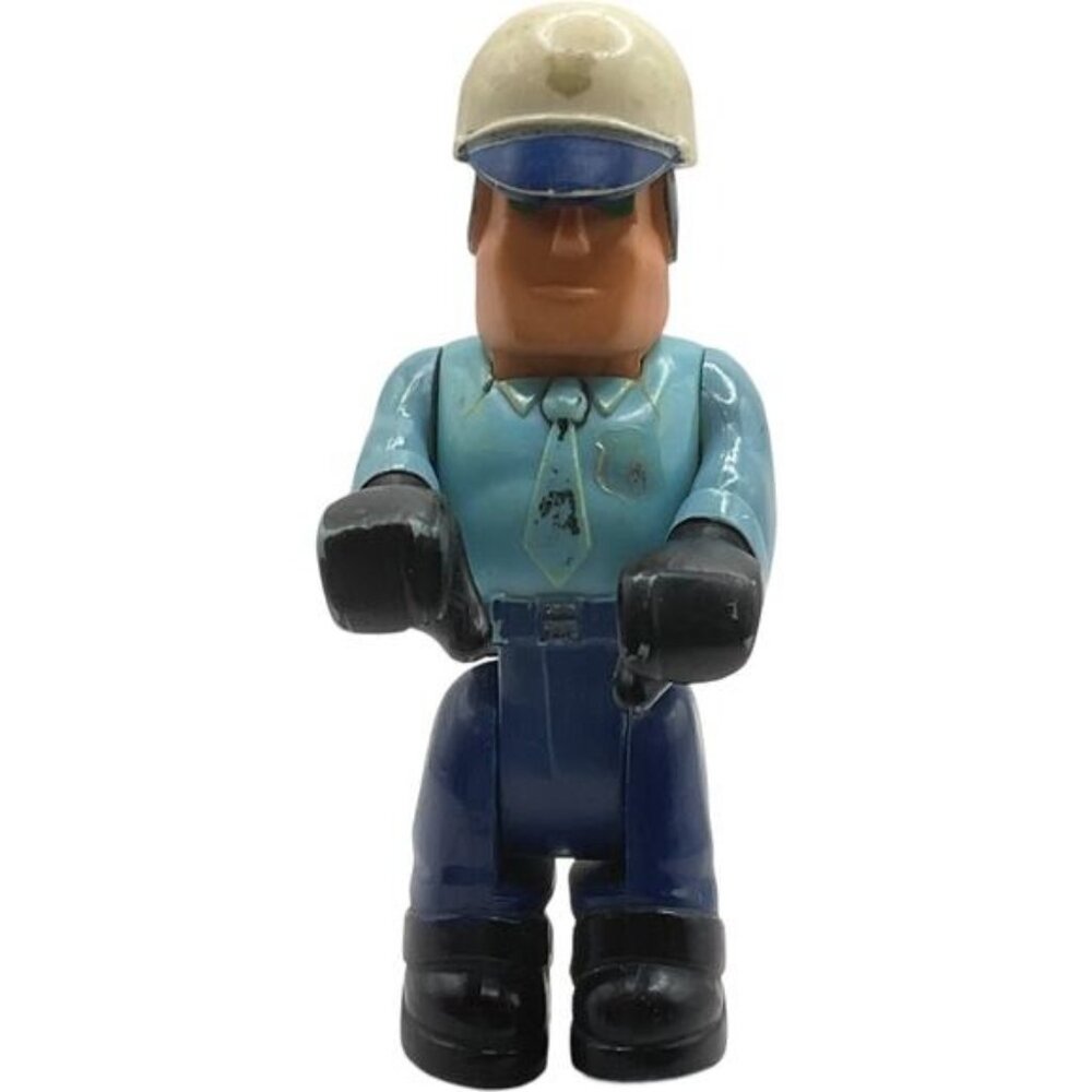 Fisher-Price Husky Helpers Vintage 1980 Police Man Action Figure